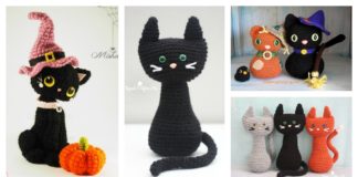 Amigurumi Halloween Black Cat Free Crochet Pattern