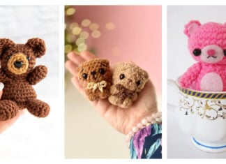 Amigurumi Mini Teddy Bear Free Crochet Pattern