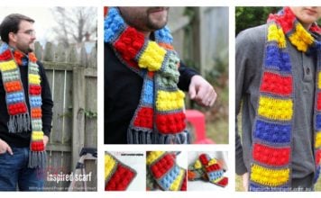 Awesome Lego Brick Scarf Free Crochet Pattern