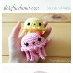 Baby Jellyfish Amigurumi Keychain : Baby Toy Free Crochet Pattern