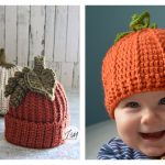 Baby Pumpkin Hat Crochet Patterns
