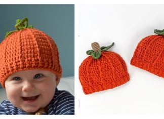 Baby Pumpkin Hat Free Crochet Pattern