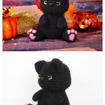 Black Cat Amigurumi Free Crochet Pattern