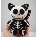 Cat Skeleton Amigurumi Free Crochet Pattern