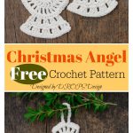 Christmas Angel Ornaments Free Crochet Pattern