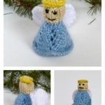 Christmas Angel Ornaments Free Knittin g Pattern