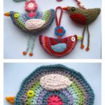 Cute Bird Ornament Free Crochet Pattern