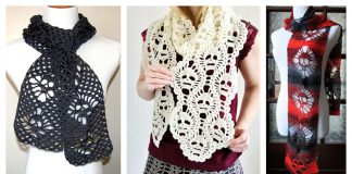 Fantastic Skull Scarf Free Crochet Pattern
