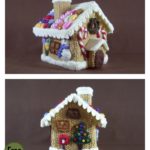 Gingerbread House Free Knitting Pattern