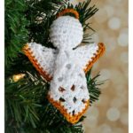 Granny Square Christmas Angel Ornament Free Crochet Pattern