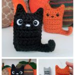 Halloween Kitty Bean Free Crochet Pattern