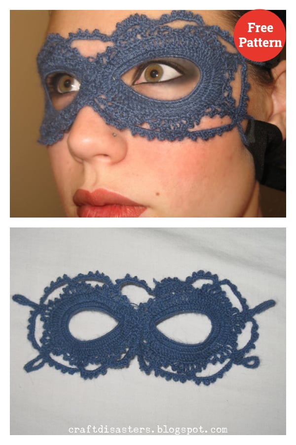 Lace Mask Free Crochet Pattern