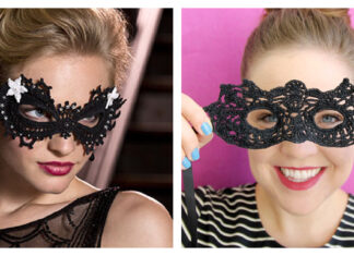 Lace Mask Free Crochet Patterns