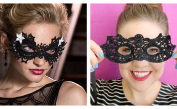 Lace Mask Free Crochet Patterns