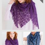 Lacy Pineapple Shawl Free Crochet Pattern