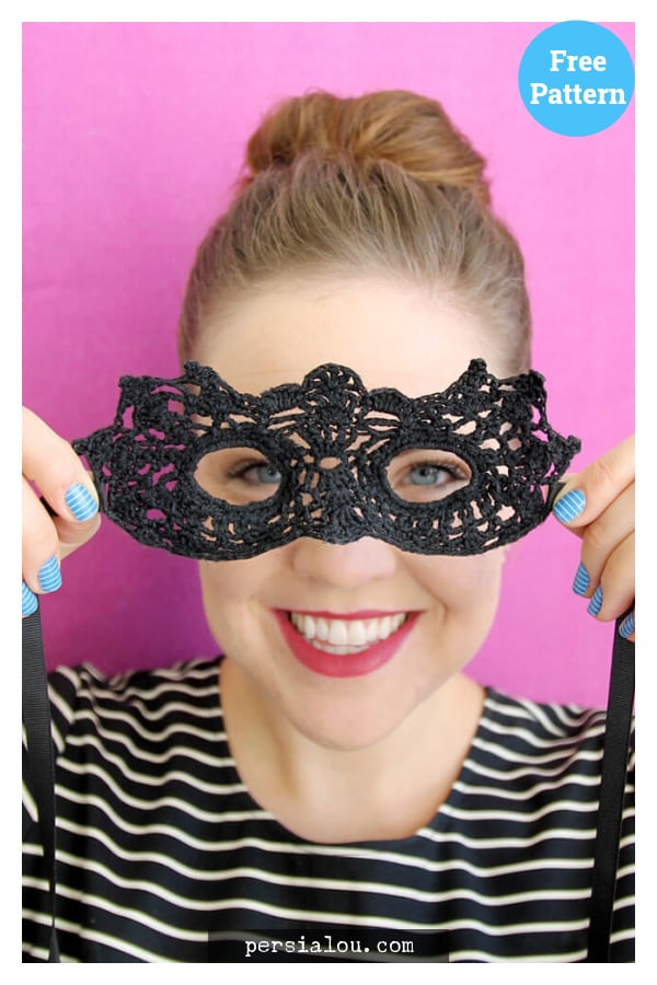 Masquerade Mask Free Crochet Pattern