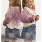 Princess Petal Sleeved Circle Jacket Free Crochet Pattern