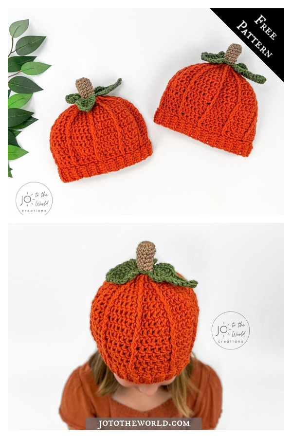 Pumpkin Hat Free Crochet Pattern