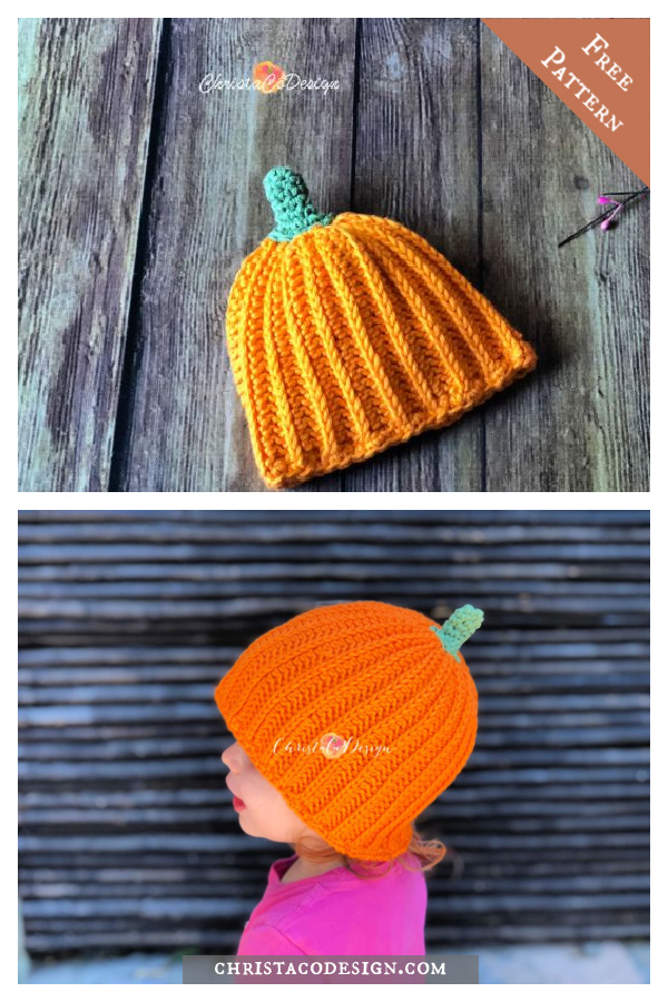 Pumpkin Hat Free Crochet Pattern 