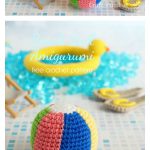 Rainbow Beach Soft Ball Amigurumi Free Crochet Pattern