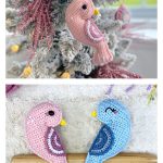 Songbirds Ornament Free Crochet Pattern