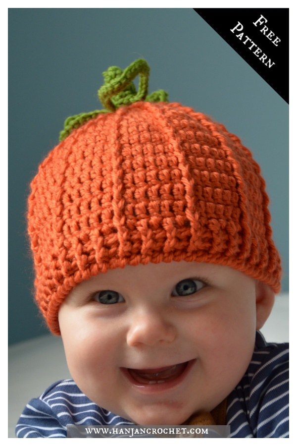 The Pumpkin Beanie Hat Free Crochet Pattern