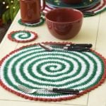 Pinwheels Placemat Set Free Crochet Pattern