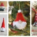 8 Amigurumi Christmas Gnome Crochet Pattern Free and Paid