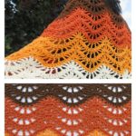 Autumn Moon Blanket Scarf Pattern and Video Tutorial