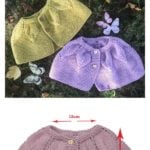 Baby Leaf Cape Free Knitting Pattern