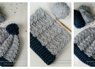 Cable Beanie Hat Free Crochet Pattern