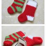 Christmas Stocking Coin Purse Free Crochet Pattern