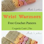 Fan Stitch Wrist Warmers Free Crochet Pattern