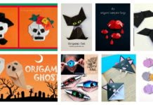 Halloween Origami Paper Crafts for Kids