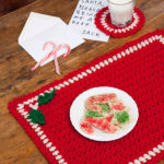 Holiday Placemat Set Free Crochet Pattern