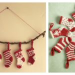 Mini Christmas Stocking Free Knitting Pattern