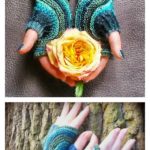 Pieces of Eight Fingerless Gloves Free Knitting Pattern