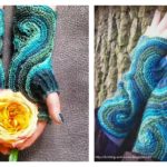 Pieces of Eight Fingerless Gloves Free Knitting Pattern