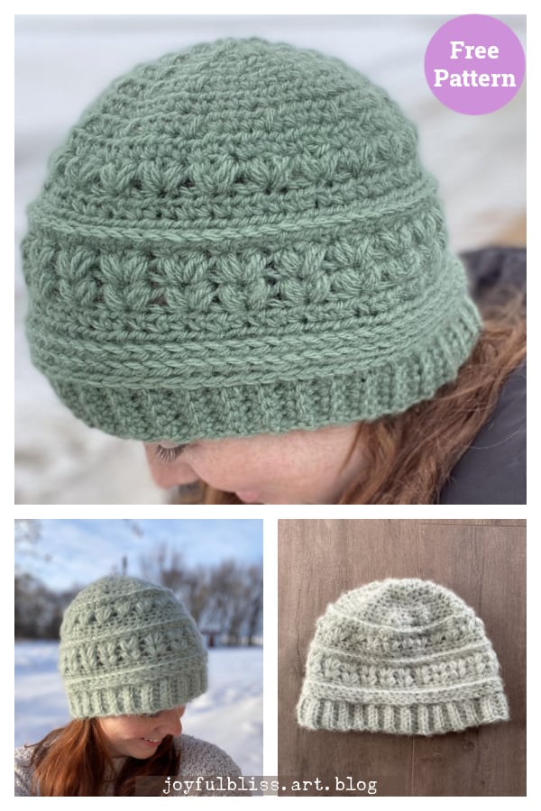 The Bliss Puff Hat Free Crochet Pattern