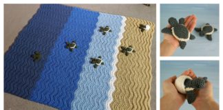 Turtle Beach Blanket Crochet Pattern
