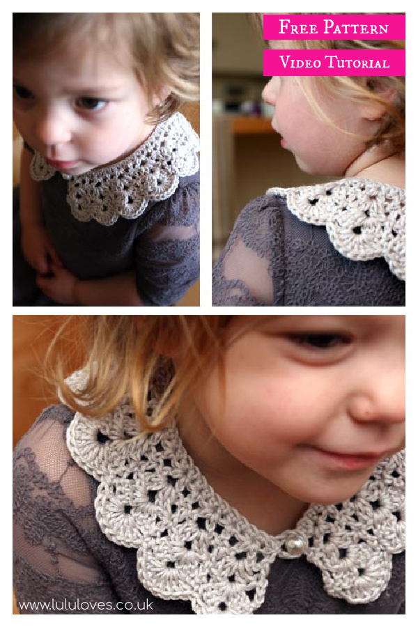 Vintage Collar Free Crochet Pattern and Video Tutorial