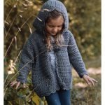 Windy City Toddler Coat Free Crochet Pattern