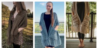 Reader's Wrap Free Crochet Pattern and Paid