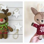 Adorable Holiday Deer Free Crochet Pattern