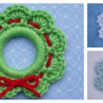 Christmas Ring Ornament Free Crochet Pattern