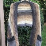Crisscross Pocket Shawl Free Crochet Pattern