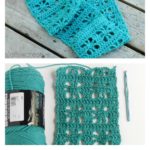 Cube Lace Infinity Scarf Free Crochet Pattern