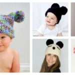 Double Pom Pom Hat Free Crochet Patterns for Beginner