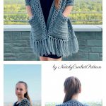 EASY Pocket Shawl Crochet Pattern