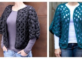 Granny Shrug Free Crochet Pattern